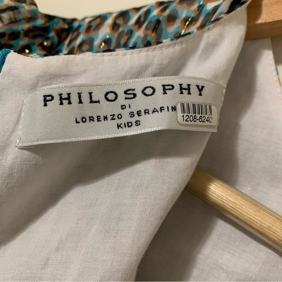 Philosophy di Lorenzo Serafini Kids Animal‎ Printed Dress sz XL - Picture 4 of 7